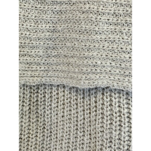 Carson Woman's Alpaca‎ Blend Chunky Layered Sweater Sz Med. Mushroom Color - Picture 3 of 9